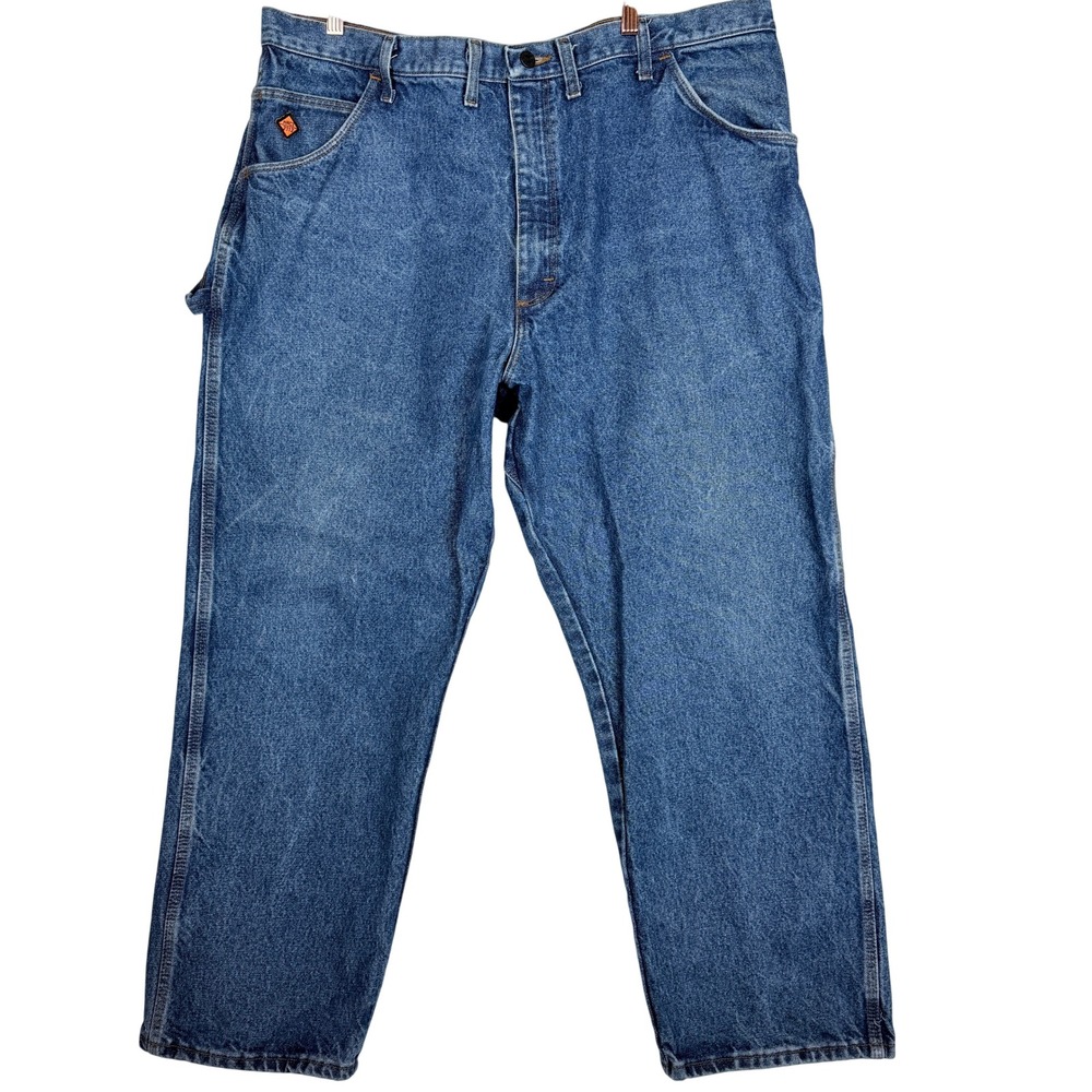 Wrangler FR Riggs Workwear Jeans 44x30 Flame Resistant Carpenter Utility Denim